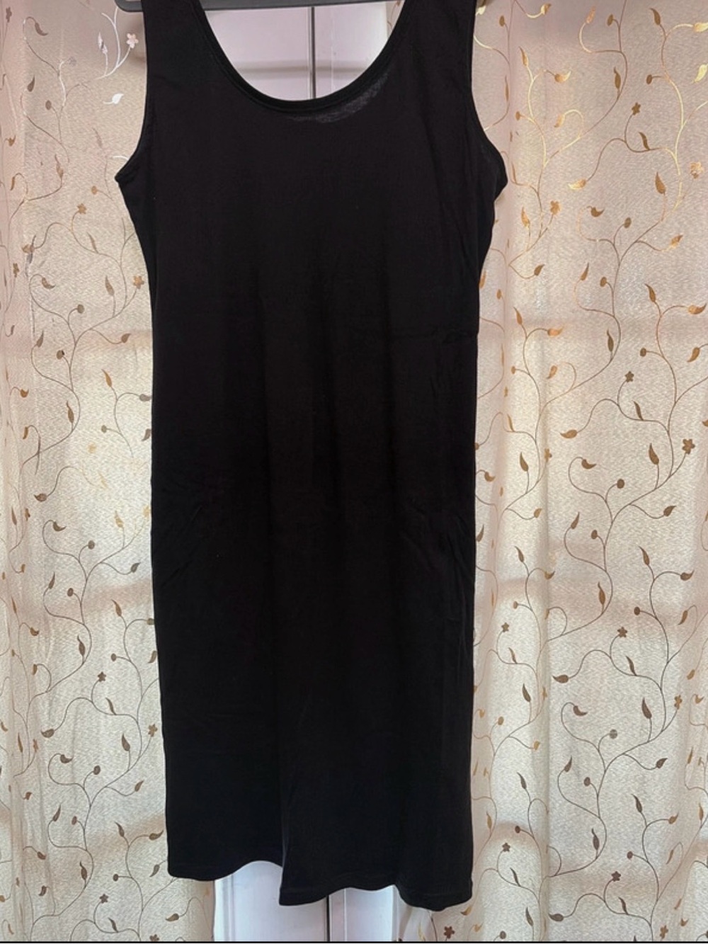 Ambiance Black Sleeveless Midi Dress - Picture 2 of 3